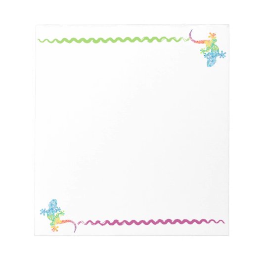 Bloc-note Gordie the Gecko Notepad (Devant)