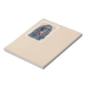 Bloc-note Gordon Setter Peinture - Joli art original chien (Tourné)