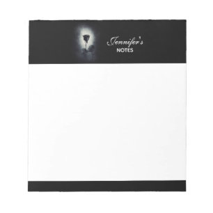 Bloc-note Goth Black Rose Dripping Blood