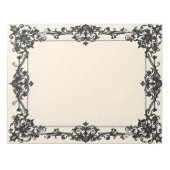 Bloc-note Gothic Damask Frame (Devant)