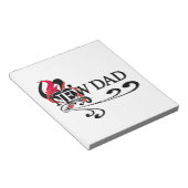Bloc-note Gothic Heart New Dad T-shirts et cadeaux (Incliné)