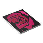 Bloc-note Gothique abstrait rose aquarelle art original (Incliné)