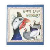 Bloc-note Gotta Love Guineas ! (Devant)