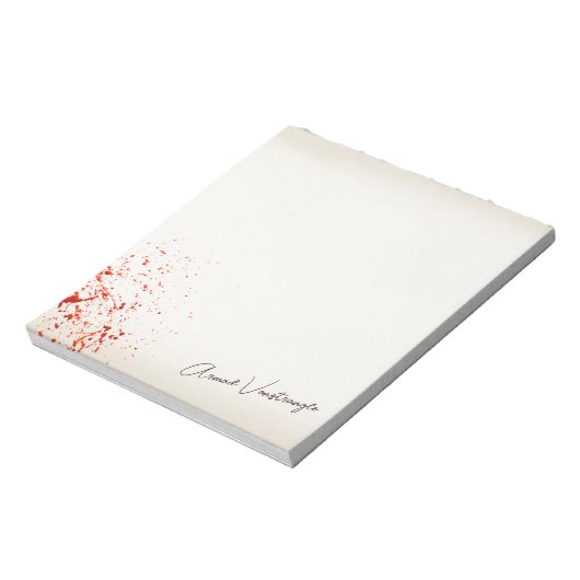 Bloc-note Gouffre de sang (Tourné)