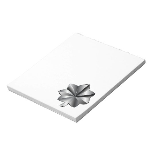Bloc-note Grade militaire américain - lieutenant-colonel (Tourné)