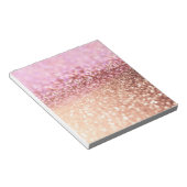 Bloc-note Gradient de Parties scintillant de luxe brillant r (Incliné)