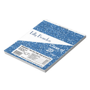 Bloc-note Graduation scolaire Candy Bar Wrapper Party Favori