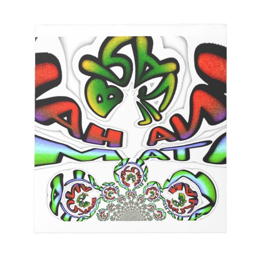 Bloc-note Graffiti coloré Hakuna Matata (Devant)