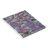 Bloc-note Graffiti violet sur Shutter (Incliné)