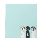 Bloc-note Grand Chien Danois (Devant)