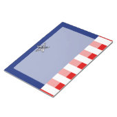 Bloc-note Grand Chrome comme l'étoile d'argent sur les coule (Incliné)