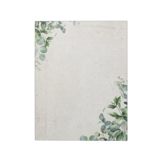 Bloc-note grand eucalyptus (Tourné)