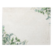 Bloc-note grand eucalyptus (Devant)