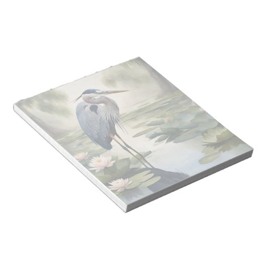 Bloc-note Grand héron bleu (Incliné)