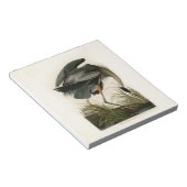 Bloc-note Grand Héron bleu d'Audubon Marais Oiseau (Incliné)