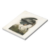 Bloc-note Grand Héron bleu d'Audubon Marais Oiseau (Tourné)