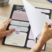 Bloc-note Grand planificateur quotidien productif