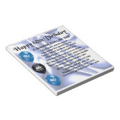 Bloc-note Grand Poème - 60e anniversaire (Incliné)