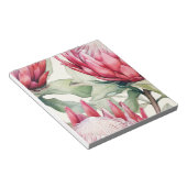Bloc-note Grand Protea sud-africain rose vibrant (Incliné)