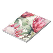 Bloc-note Grand Protea sud-africain rose vibrant (Tourné)