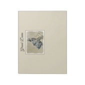 Bloc-note Grande Danse (Brindle) Peinture - Art Chien origin (Tourné)