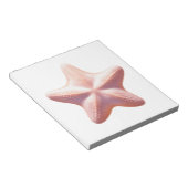 Bloc-note Grande étoile de mer rose (Incliné)