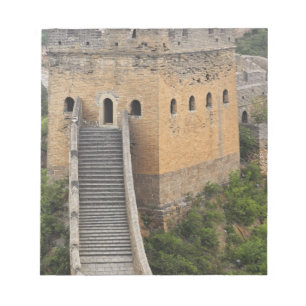 Bloc-note Grande Muraille de Chine à Jinshanling, Chine, Asi