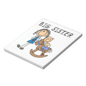 Bloc-note Grande Soeur Avec Bébé Frère Cadeaux (Tourné)