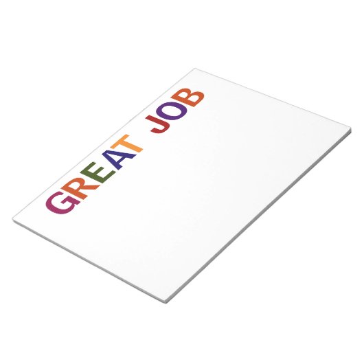 Bloc-note Grande tâche multicolore (Incliné)