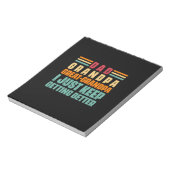 Bloc-note Grandfather Quotes | Dad Great Grandpa (Tourné)