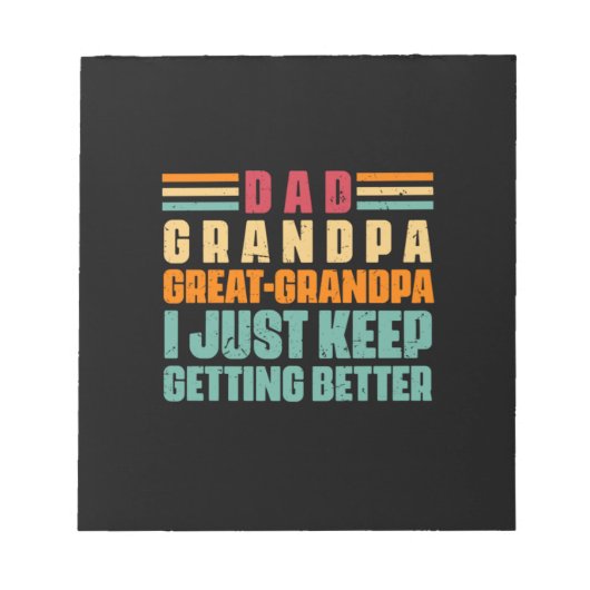 Bloc-note Grandfather Quotes | Dad Great Grandpa (Devant)