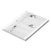 Bloc-note Graphique à bâtons Dessin d'espions et d'espions s (Tourné)