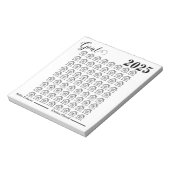 Bloc-note Graphique des objectifs immobiliers (Tourné)