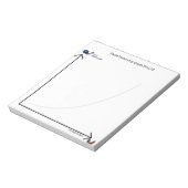 Bloc-note Graphique des oreilles dressées de propriété de ch (Tourné)