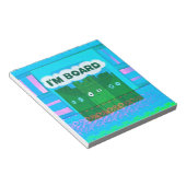 Bloc-note Graphique Inspirationnel amusant : Je Suis Bored T (Incliné)