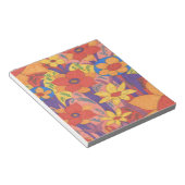 Bloc-note Gras Bohemian Orange Garden Imprimer (Incliné)