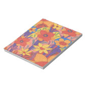 Bloc-note Gras Bohemian Orange Garden Imprimer (Tourné)