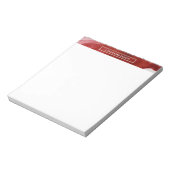 Bloc-note Gras Rouge brillant Encre d'alcool Liquide Art Abs (Tourné)