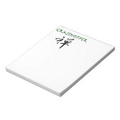 Bloc-note Grasshopper avec le symbole "Zen" (Tourné)