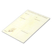 Bloc-note Gratitude et pages de prières Brown | (Incliné)