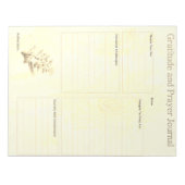 Bloc-note Gratitude et pages de prières Brown | (Devant)