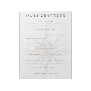 Bloc-note Gratitude quotidienne et suivi de l'humeur