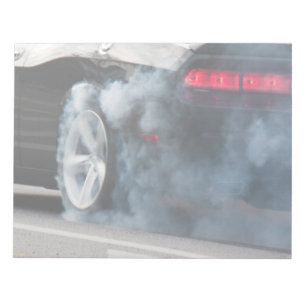 Bloc-note Gravure de voiture noire