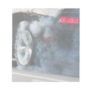 Bloc-note Gravure de voiture noire