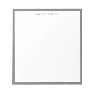 Bloc-note Gray Simple Modern