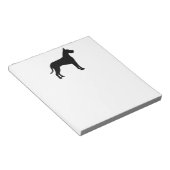 Bloc-note Great Dane Silhouette (Incliné)