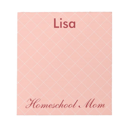 Bloc-note Great Rose Homeschool Maman (Devant)