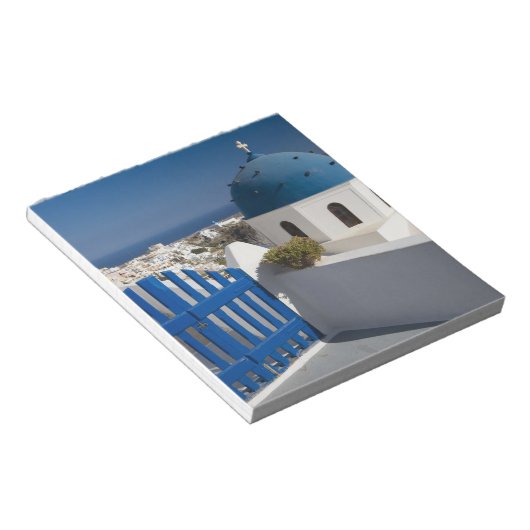 Bloc-note Grèce et île grecque de Santorin depuis (Incliné)