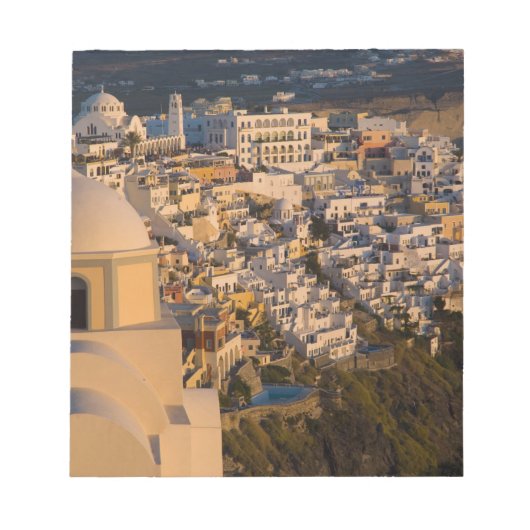 Bloc-note Grèce et île grecque de Santorin ville de (Devant)