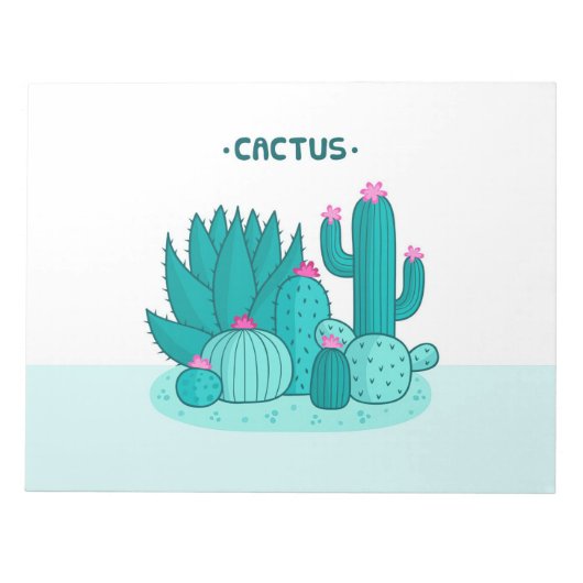 Bloc-note Green Cactus Art (Devant)